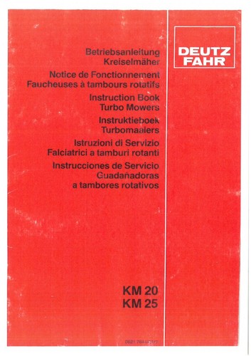 Deutz fahr km20 km25 - fahr,