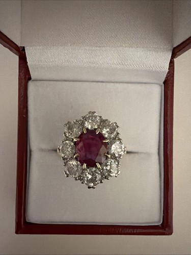 18ct gold ruby and - ruby, natural