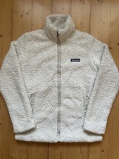 Patagonia Fleece Jacket Los Gatos Full Zip Womens Size XS White Outdoors Hiking
