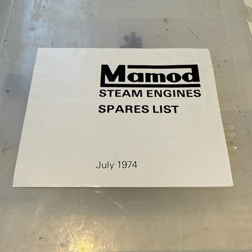 1974 mamod steam - steam, engines