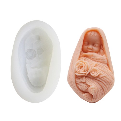 Sleeping baby silicone - baby, soap
