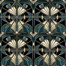 20x Art Deco Peel and Stick Tiles Vinyl Sticker Bathroom Kitchen Self Adhesive