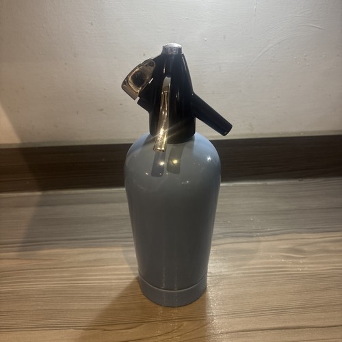 Vintage boc blue soda syphon - boc,