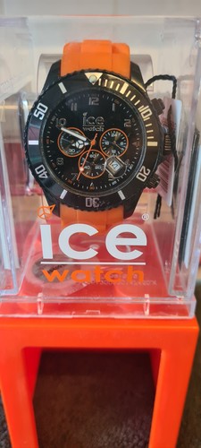 Ice watch chrono - chrono, black/orange