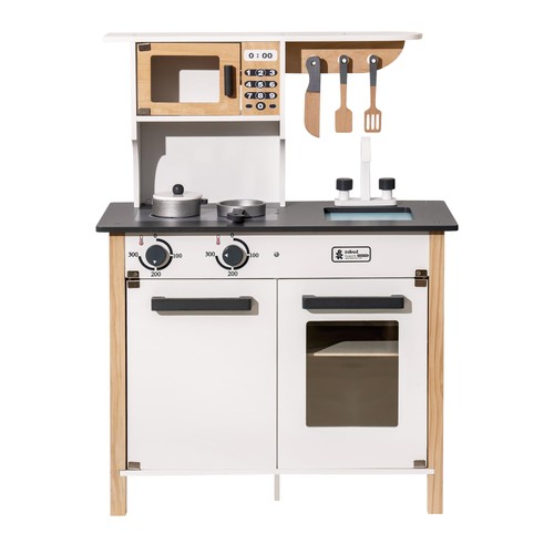 Wooden play kitchen - wooden, kids