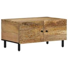 Coffee Table 80x50x40 cm Solid Wood Mango vidaXL