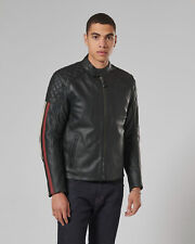 GENUINE Triumph Motorcycles Braddan Sport Leather Jacket Black