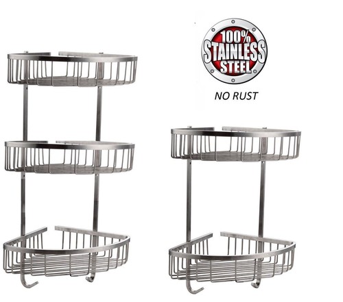 Stainless steel shower caddy - stainless,