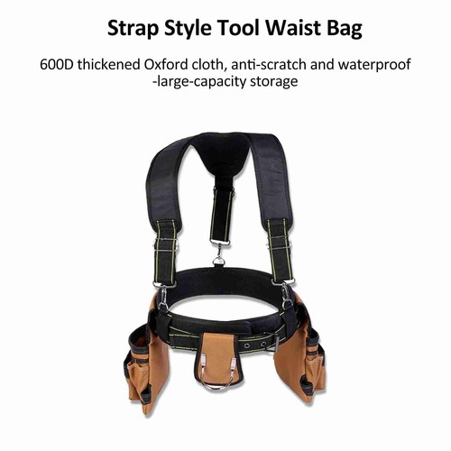 Tool belt with suspenders - with,