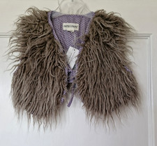 Girls Kids Faux Fur Shaggy