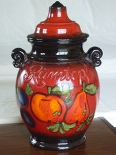 LARGE VINTAGE RUMTOPF STORAGE POT / JAR  SCHEURICH  WEST GERMANY 826-36