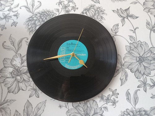 Vinyl record clock - vinyl,