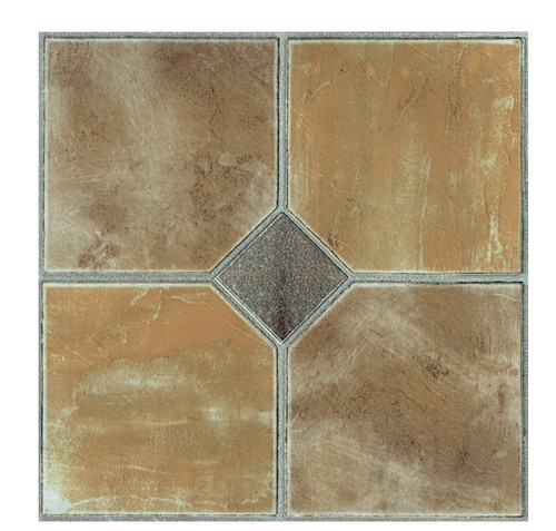 Rustic slate vinyl tiles peel - slate,