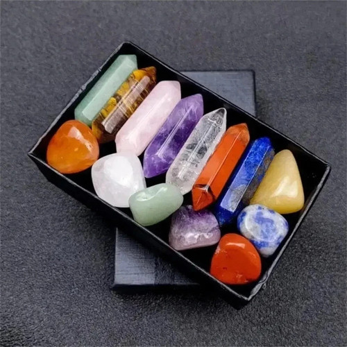 14pcs quartz crystal - quartz, chakra