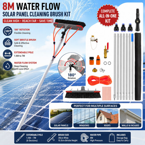 Water fed cleaning pole - cleaning, kit