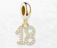 Gold 18th Birthday Diamante