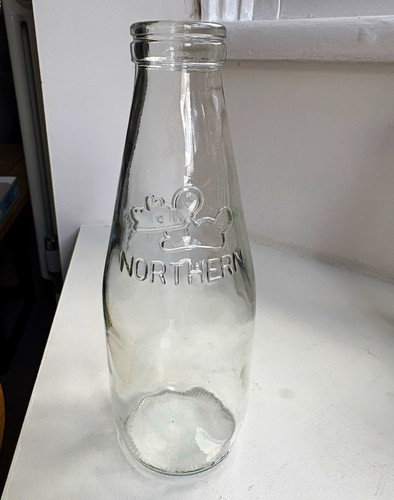 Vintage embossed clear glass - embossed,