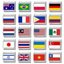 World flags Countries 9mm