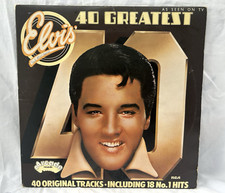 Elvis Presley 40 Greatest Hits Double Gatefold LP 1975 Arcade 1st Issue - VG+