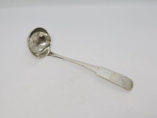 George III Perth Sterling Silver Sauce Ladle Antique c1800 William Ritchie