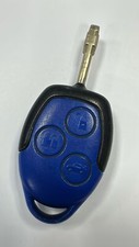 FORD TRANSIT 3 BUTTON REMOTE KEY FOB MK7 TIPPER VAN BLUE. TESTED & WORKING !!