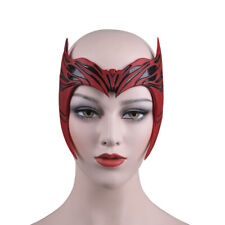 Wanda Scarlet Witch Helmet Crown Maximoff Mask Cosplay Superhero Masquerade Prop