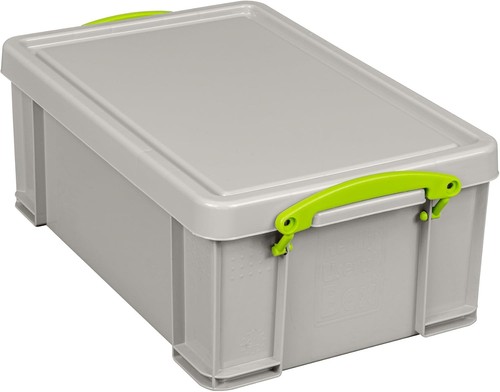 Grey plastic storage - grey,