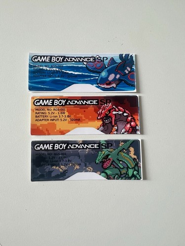 Gba pokemon sticker - sp,