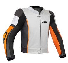 New KTM Motorrad Racing biker Leather Jacket, KTM MotoGP biker Leather Jacket.