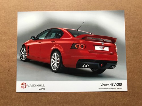 Vauxhall vxr8 press photograph - vxr8,