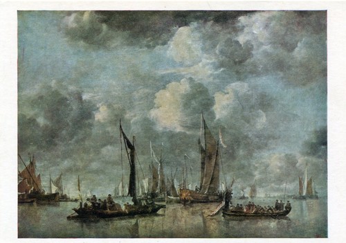 Vintage art card jan van - -, de
