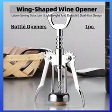Wing Type Corkscrews Wine Cork Remover Kitchen Dining Bar Tool Bottle Openers