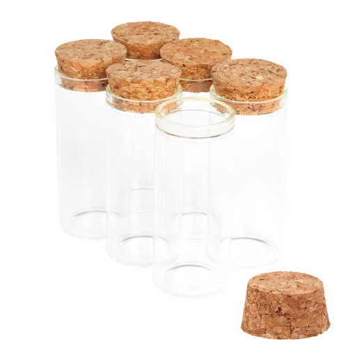 6pcs 30ml glass test tubes - 6pcs,