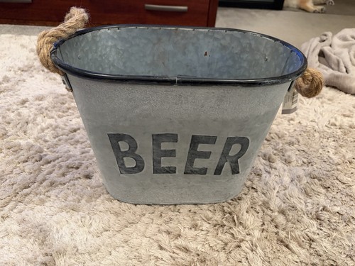 Galvanized beer tin - /tub, with