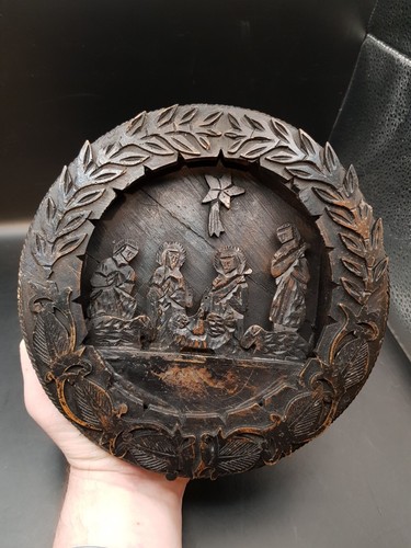 Old antique handmade carved - antique,