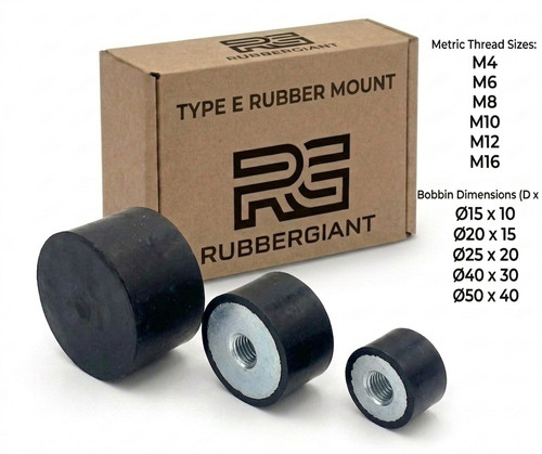 Female anti vibration buffer - anti-vibration,