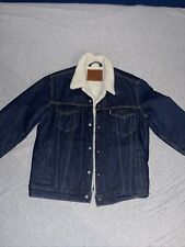 mens levis sherpa denim jacket medium