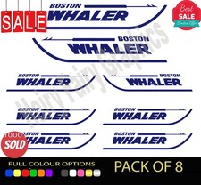BOSTON WHALER boat sticker set