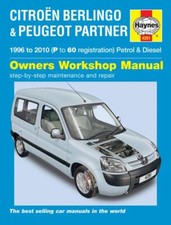 Citroen Berlingo 1996-2010 Peugeot Partner Haynes Workshop Manual