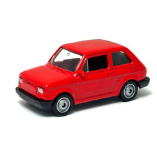 Fiat 126 Polski 126P Red Welly