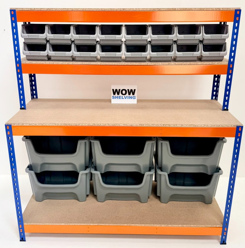 Workstation workbench storage