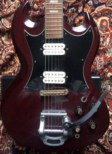 Pearl guitar electric lady - sg, guitar.
