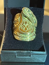 mens gold saddle ring