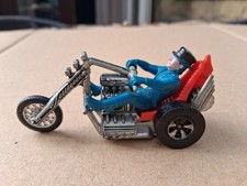 Hot Wheels RRRumblers , Torque Chop Motorcycle,  Blue Rider .
