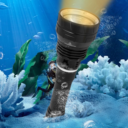 3000k ipx8 underwater scuba - underwater,