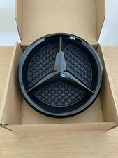 For Mercedes Benz Gloss Black FRONT GRILL STAR BADGE for A,C,B,GLA,CLA,CLS,ML,E