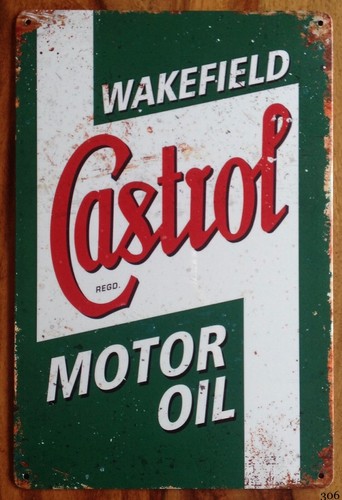 Castrol motor oil retro man - castrol,