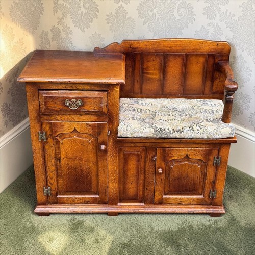 Oak bench seat - oak,