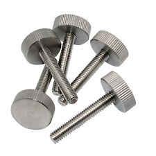 Flat Head Knurled Thumb Screws A2 Stainless Steel Thumbscrews M3 M4 M5 M6 M8 M10
