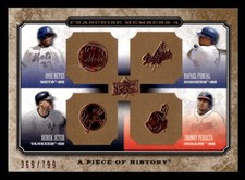 2008 Upper Deck Quad Red #/99 #FM4-16 Rodriguez / Varitek / Mauer / Posada /799
